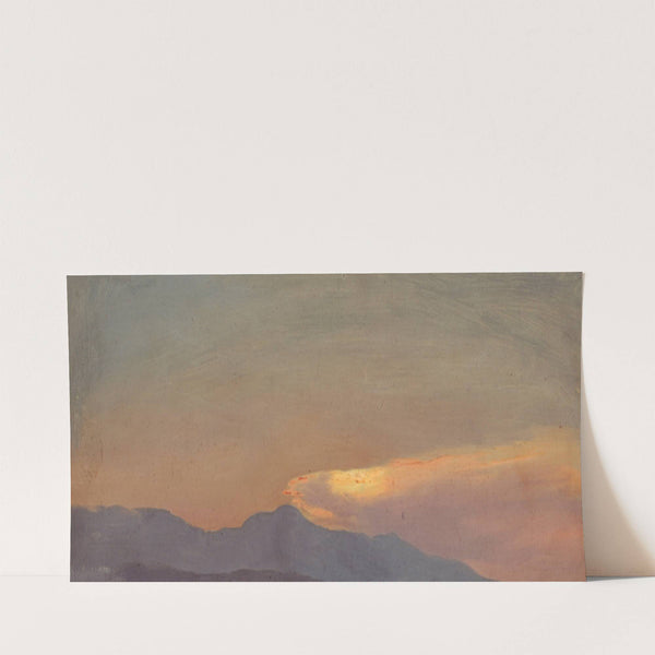 Sunset cloud study (ca. 1880) by Frederic Edwin Church