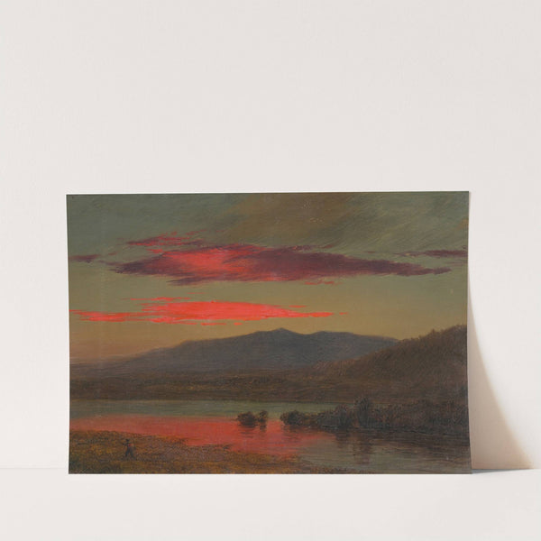 Sunset, Hudson, New York (1873) by Frederic Edwin Church