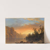 Sunset in California (ca. 1861–1897) by Albert Bierstadt