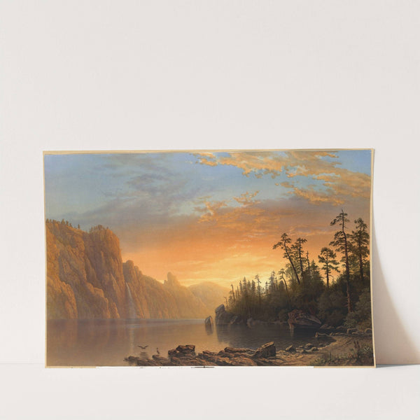 Sunset in California (ca. 1861–1897) by Albert Bierstadt