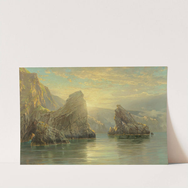 Sunset in the Shetland Islands, Scotland (1899) by William Trost Richards