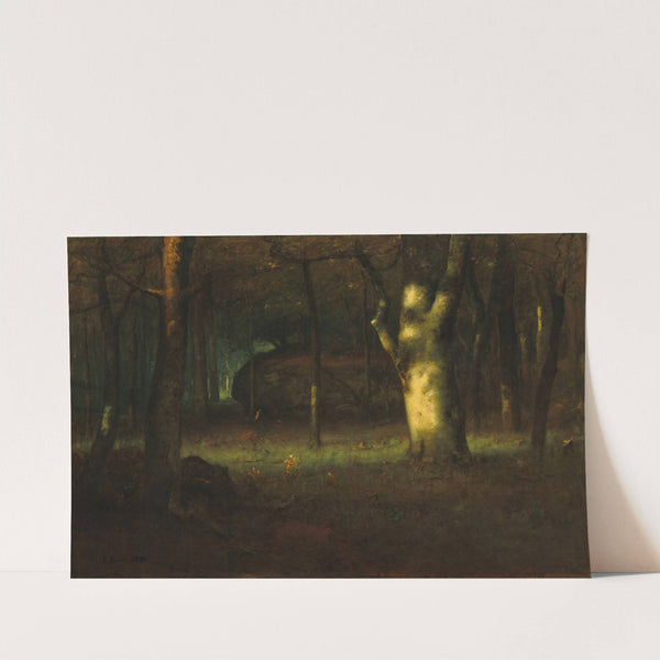 Sunset in the Woods by George Inness