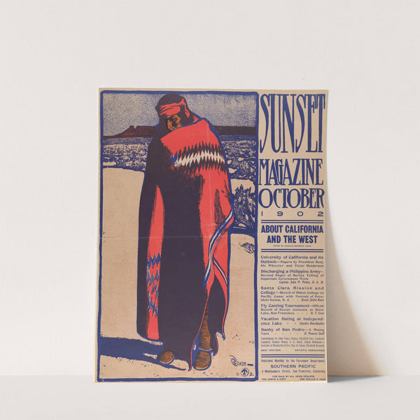 Sunset Magazine, October by Maynard Dixon