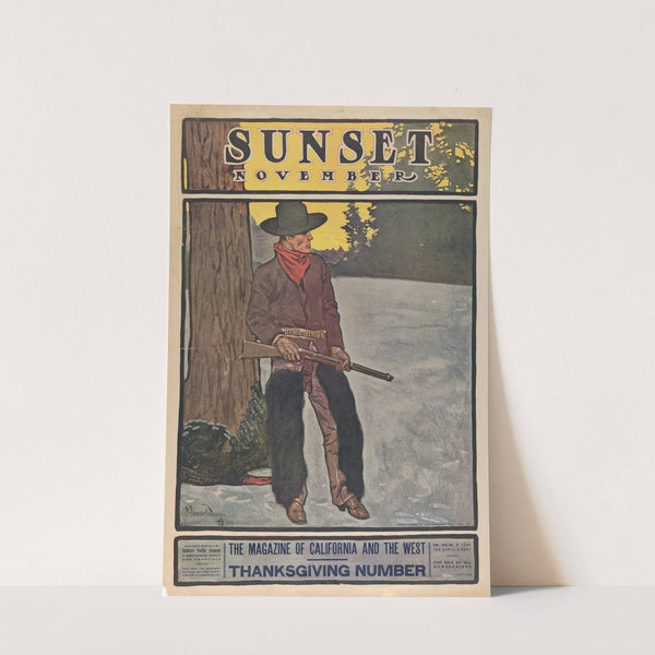 Sunset Magazine, Thanksgiving Number, November by Maynard Dixon