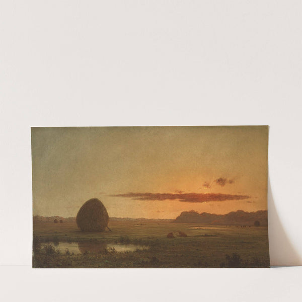 Sunset, Newburyport Meadows (1863) by Martin Johnson Heade