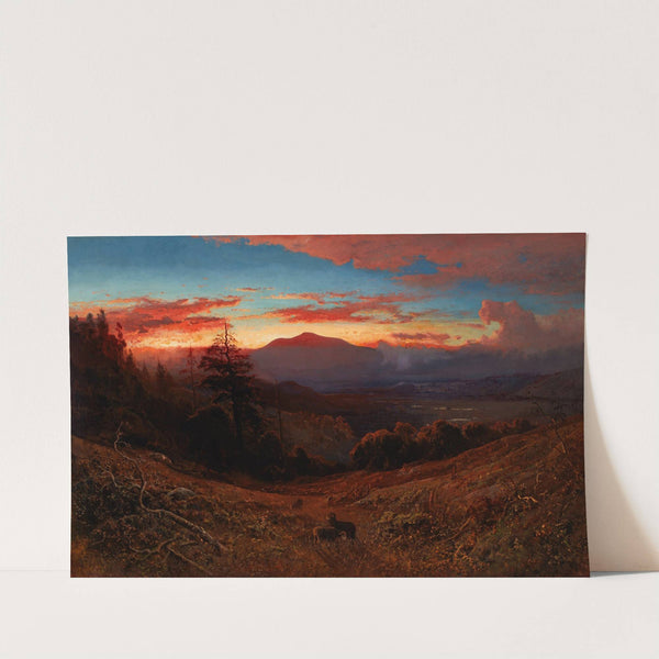 Sunset on Mount Diablo (Marin Sunset) by William Keith
