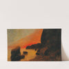 Sunset on the coast of Capri (1900) by Karl Wilhelm Diefenbach
