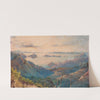 Sunset on the Kikowhakarere Gorges, at Coromandel by Alfred Sharpe