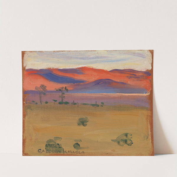 Sunset on the Savannah (1909) by Akseli Gallen-Kallela