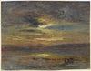 Sunset over a Pond