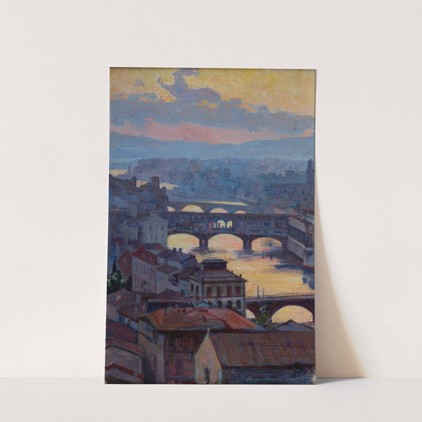 Sunset over Arno by Ambroży Sabatowski