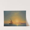 Sunset Over Ischia by Ivan Konstantinovich Aivazovsky