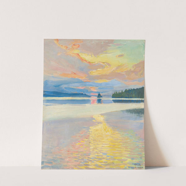 Sunset Over Lake Ruovesi by Akseli Gallen-Kallela