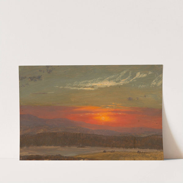 Sunset over the Catskills (1870–80) by Frederic Edwin Church