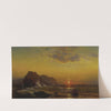 Sunset Over the Waves (1890) by Mauritz Frederick Hendrick de Haas