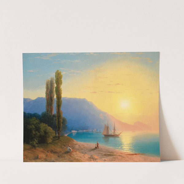 Sunset Over Yalta by Ivan Konstantinovich Aivazovsky