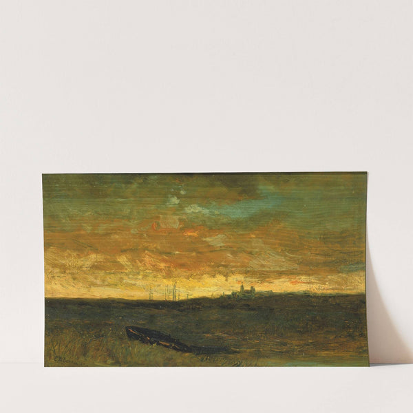 Sunset Scene (ca. 1875-1885) by Edward Mitchell Bannister