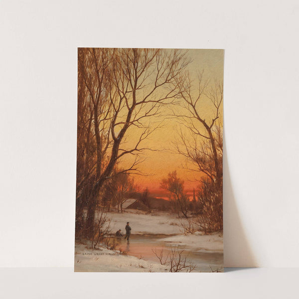 Sunset; Woods and Pond by Bruce Crane