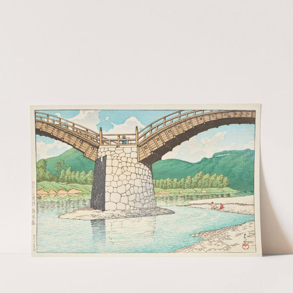 Suo Kintaikyo (The Kintai Bridge in Suo Province) (1924) by Kawase Hasui