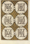 Superimposed Letters Spelling the Names of Illustrious Women of Ancient Rome (1561–1596)