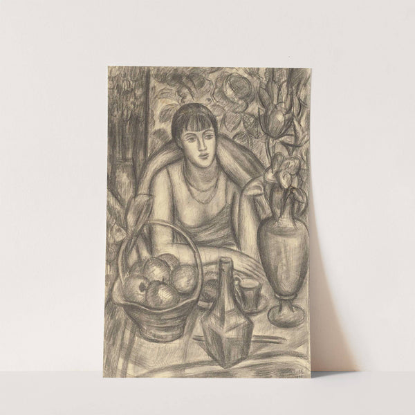 Supper, Study for Portrait of Natalie Denny (1928) by Mark Gertler