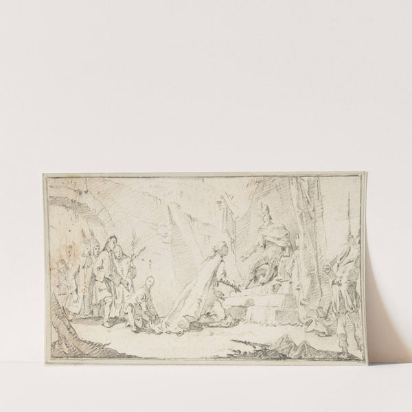 Supplicants Imploring an Emperor for Peace (1696–1770) by Giovanni Battista Tiepolo