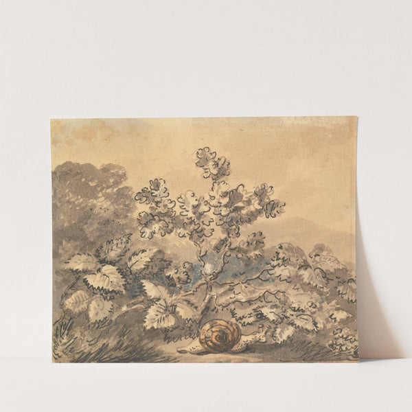 Supported by a Bramble by Julius Caesar Ibbetson