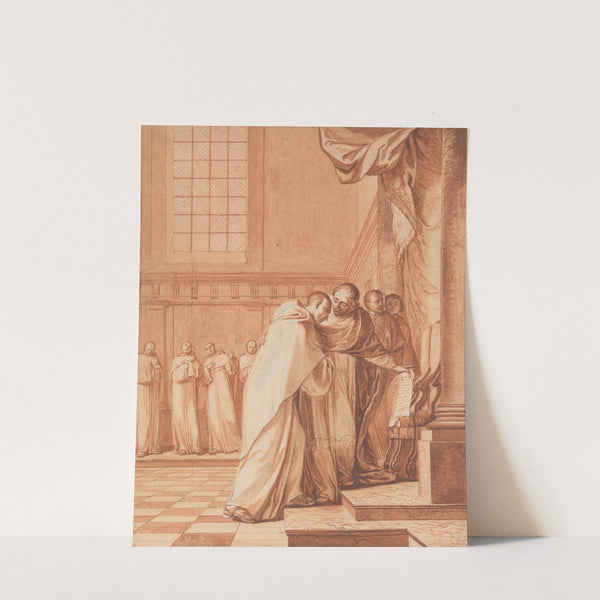 Supporters of the league pursue the Blessed Abbot to Rome by Matthieu Elias