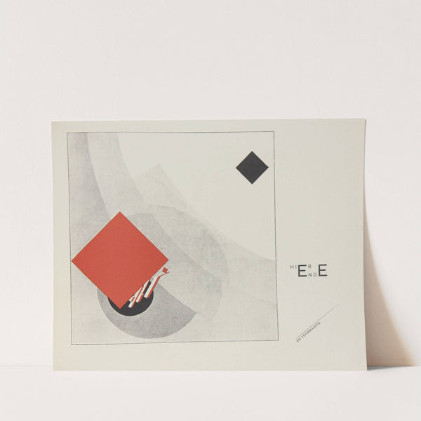 Suprematisch worden van tWee kWA drA ten in 6 konstrukties Pl. 1 (1922) by El Lissitzky