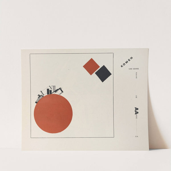 Suprematisch worden van tWee kWA drA ten in 6 konstrukties Pl. 8 (1922) by El Lissitzky