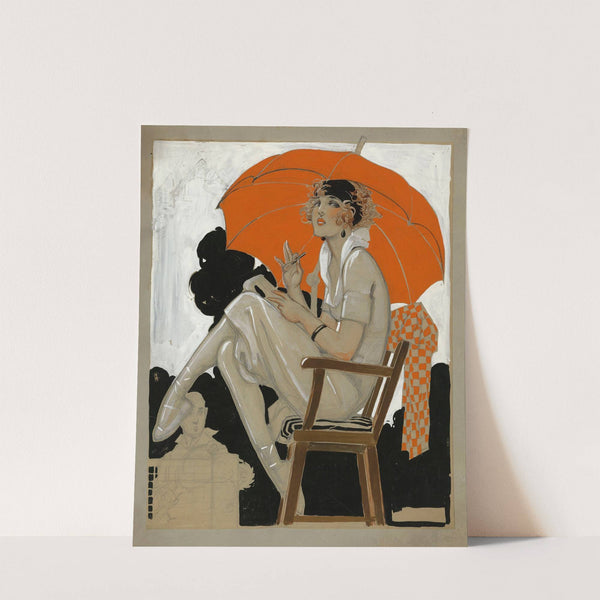 Sur la chaise d’arbitre (1930s) by René Vincent