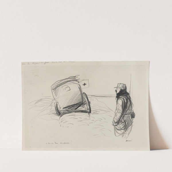 Sur la ligne de feu (c. 1914-1919) by Jean-Louis Forain