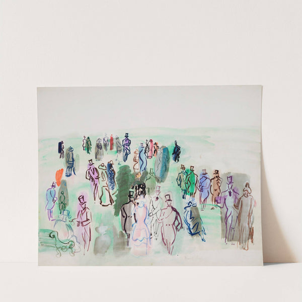 Sur la pelouse by Raoul Dufy