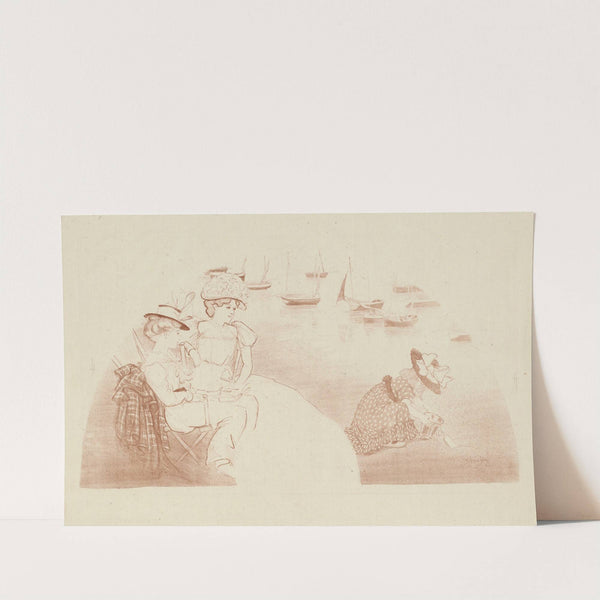 Sur la plage (1900) by Théophile Alexandre Steinlen