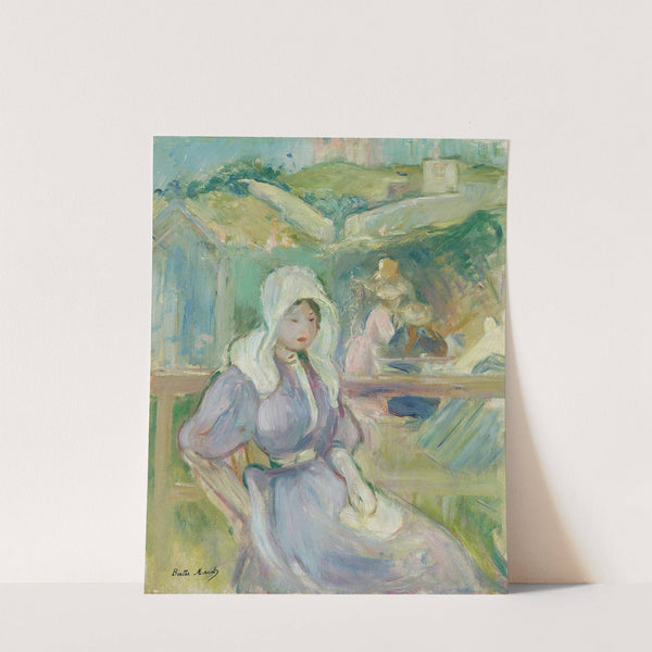 Sur La Plage À Portrieux (1894) by Berthe Morisot