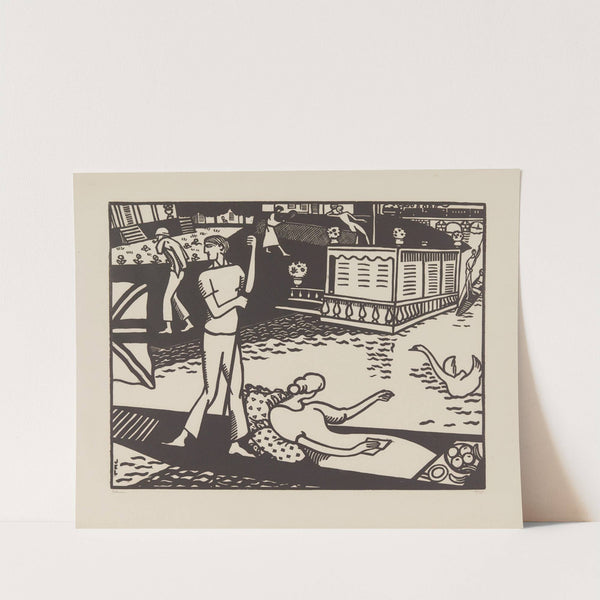 Sur la Tamise (1913) by Jean-Émile Laboureur