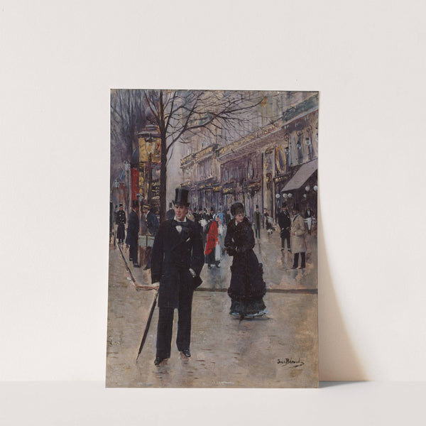 Sur le boulevard by Jean Béraud