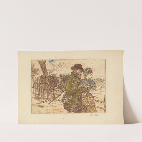 Sur le chemin (1898) by Jean François Raffaëlli