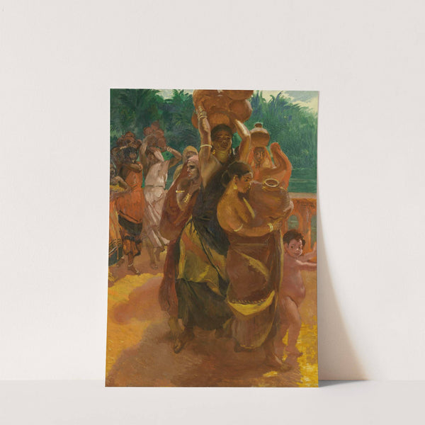 Sur le Pont de Trichinopoly (Inde) (1911) by Albert Besnard