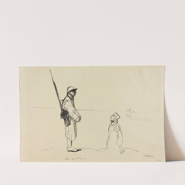 Sur le Rhin (c. 1914-1919) by Jean-Louis Forain