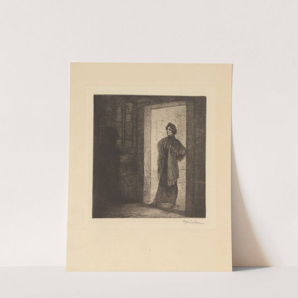 Sur le seuil (1902) by Théophile Alexandre Steinlen