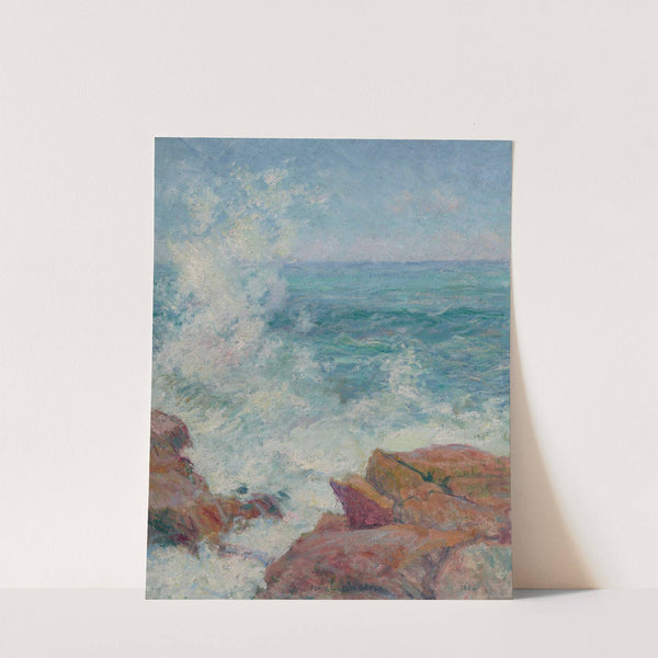 Surf at Gloucester by John Leslie Breck