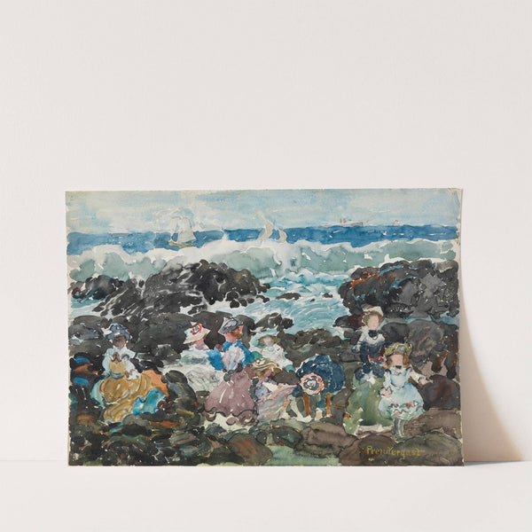 Surf, Cohasset (c.1900–5) by Maurice Prendergast