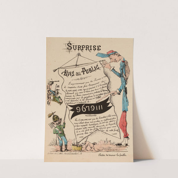 Surprise Avis au Public by Achille Belloguet