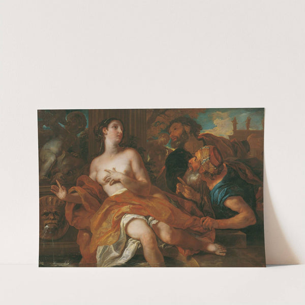 Susanna und die beiden Alten by Johann Michael Rottmayr