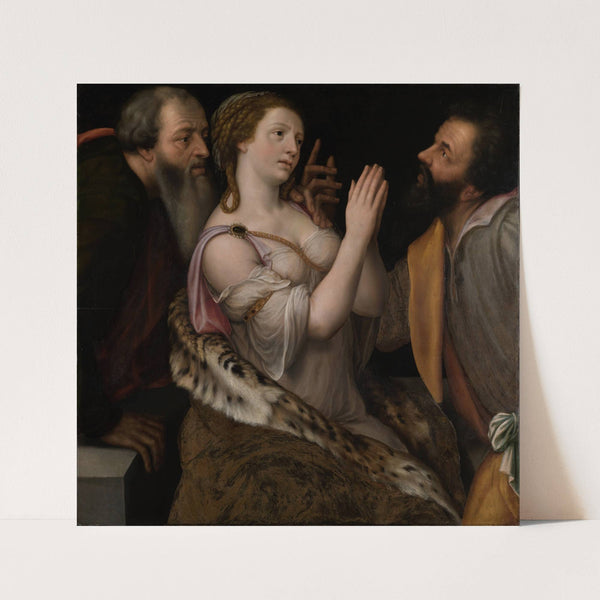 Susanna und die beiden Alten by Michiel Coxie