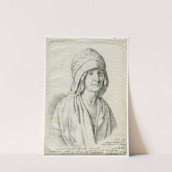 Susanne C. C. Labrousse: borstbeeld driekw. naar rechts by David Humbert de Superville