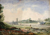 Suspension Bridge over the Arno, near the Cascine, Forence