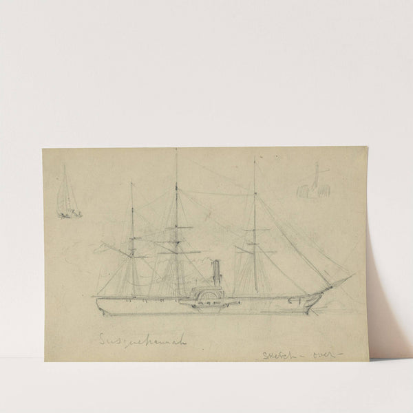 Susquehannah by Alfred Rudolph Waud