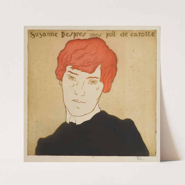 Suzanne Desprès dans Poil de carotte (1900) by Alfredo Müller